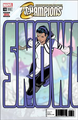 Champions (2016) issue 19-B Sean Izaakse Connecting Cover (2nd Printing)