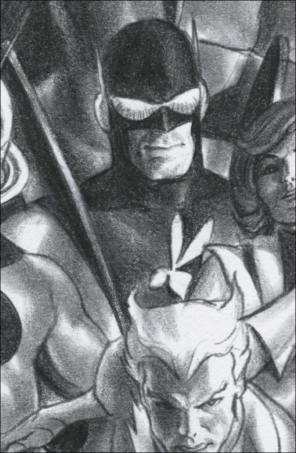 Superior Avengers issue 2-E Alex Ross Timeless Virgin B&W 1:100 Cover