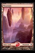 Magic The Gathering: Zendikar (Base Set) card 242 Full Art Land (Mountain)