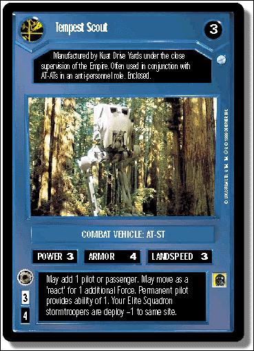 Star Wars: Endor Limited (Base Set) card 81 Tempest Scout