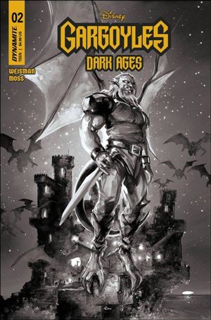 Gargoyles: Dark Ages issue 2-H Clayton Crain 1:15 B&W Cover