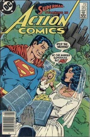 Action Comics (1938) issue 567-B Newsstand Cover