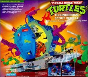 Teenage Mutant Ninja Turtles (1988) Vehicles and Playsets figure 47 Technodrome Scout Vehicle