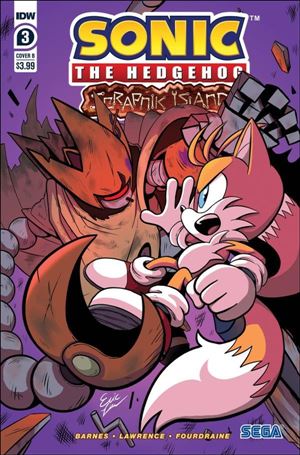 Sonic the Hedgehog: Scrapnik Island issue 3-B Eric Lide Cover