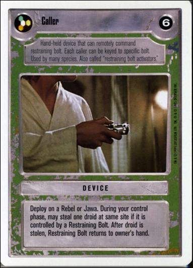 Star Wars: Premiere Unlimited (Base Set) card 196 Caller