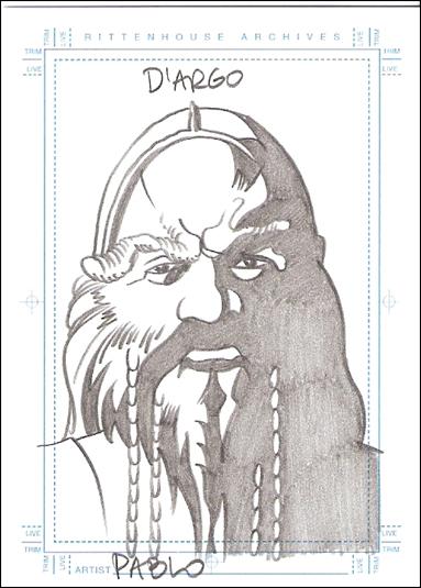 Farscape: Season Three (SketchaFEX Subset) card nn1 D’Argo - Pablo