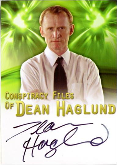 Conspiracy Files of Dean Haglund (Autograph Subset) card AUTO-4