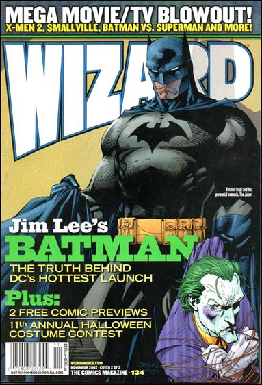 Wizard: The Comics Magazine issue 134-B Jim Lee Batman & Joker Cover