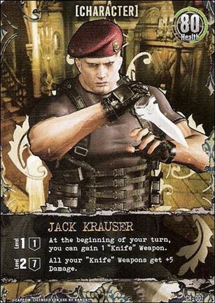 Resident Evil (Base Set) card CH-007 Jack Krauser
