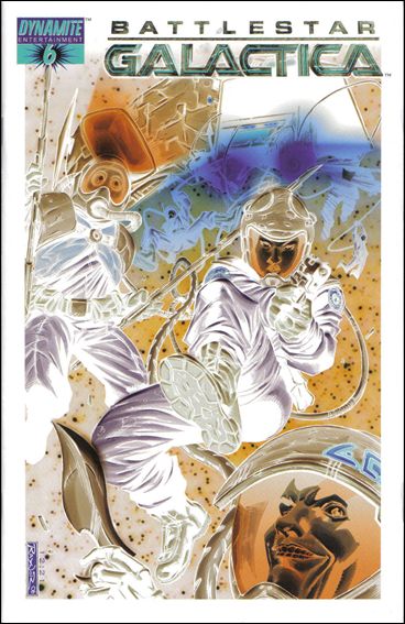 Battlestar Galactica (2006) issue 6-F Nigel Raynor Negative Cover