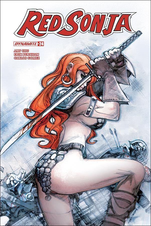 Red Sonja (2017) issue 24-B Moritat Cover