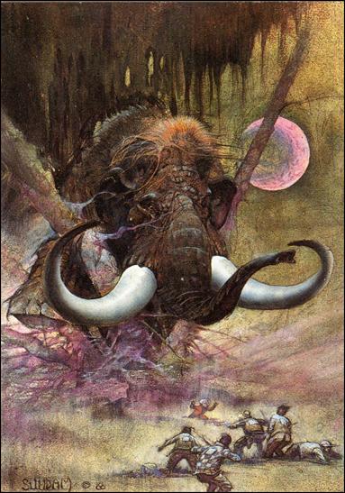 Art Suydam (Base Set) card 1 Wooly Mammoth