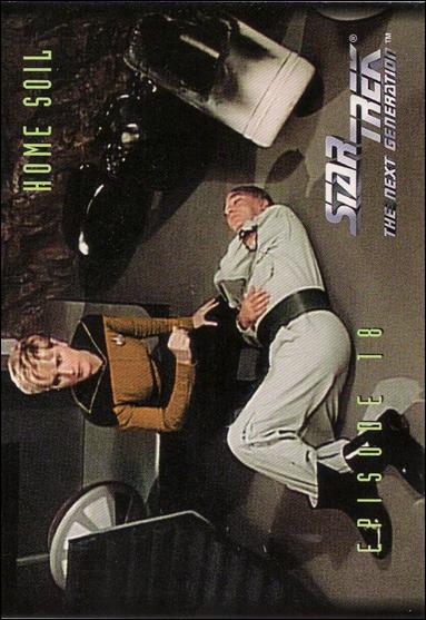 Star Trek: The Next Generation - The Episode Collection Season One (Base Set) card 62 Home Soil, Episode 18B