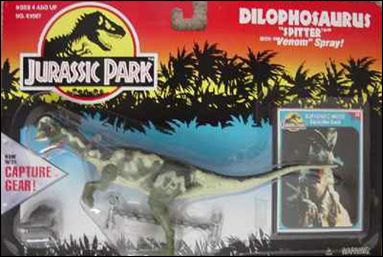 Jurassic Park (Movie) Action Figures figure 23 Dilophosaurus (Dino Strike)