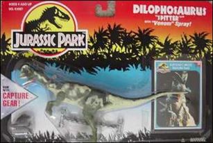 Jurassic Park (Movie) Action Figures figure 23 Dilophosaurus (Dino Strike)