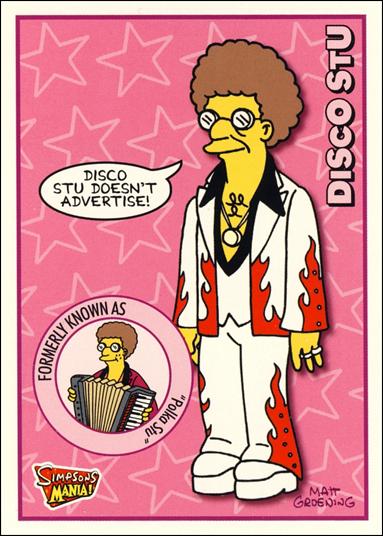 Simpsons Mania! (Base Set) card 8 Disco Stu