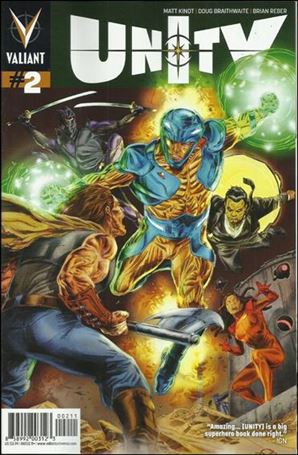 Unity (2013) issue 2 Doug Braithwaite Cover