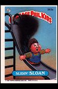 Garbage Pail Kids: Series 09 (Base Set) card 363a Slidin' Sloan