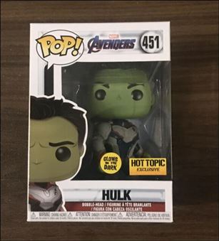 POP! Marvel figure 451-B Hulk (Glows-In-The-Dark)