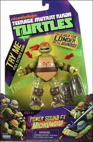 Teenage Mutant Ninja Turtles (2012) Power Sound FX figure 3 Michelangelo