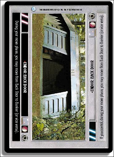Star Wars: Endor Limited (Base Set) card 67 Endor: Back Door