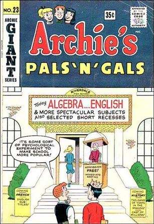 Archie's Pals 'n Gals issue 23-B 35 Cent Cover