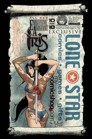 Executive Assistant: Iris (2013) issue 1-D02 Pasquale Qualano Lone Star Comics Cover 1/750