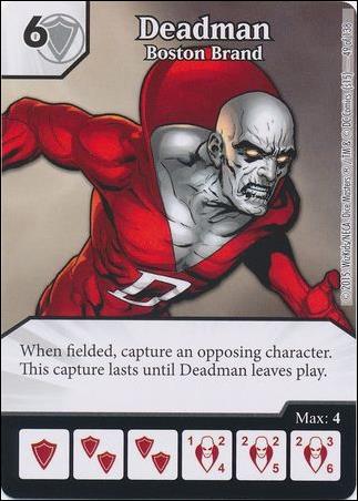 DC Comics Dice Masters Justice League  card 50 Deadman - Boston Brand