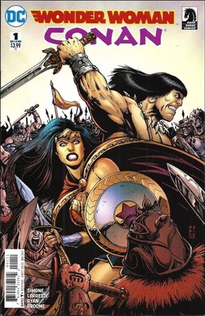 Wonder Woman/Conan issue 1 Darick Robertson Cover