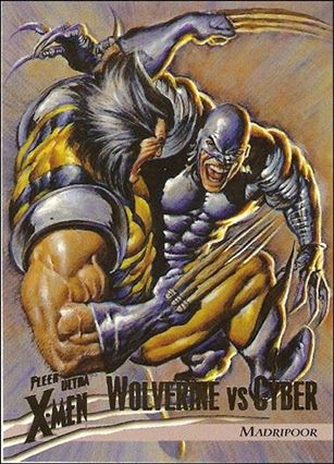1996 Fleer Ultra X-Men: Wolverine (Base Set) card 50 Wolverine vs Cyber