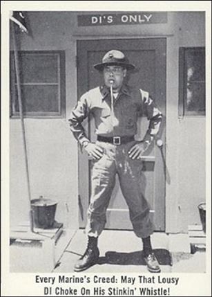 Gomer Pyle (Base Set) card 3 Every Marine's Creed: May That Lousy D.I.