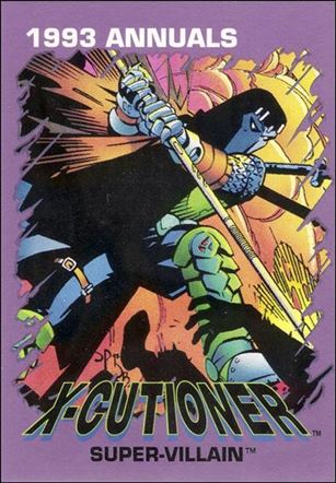 Marvel 1993 Annuals (Base Set) card 7 X-Cutioner