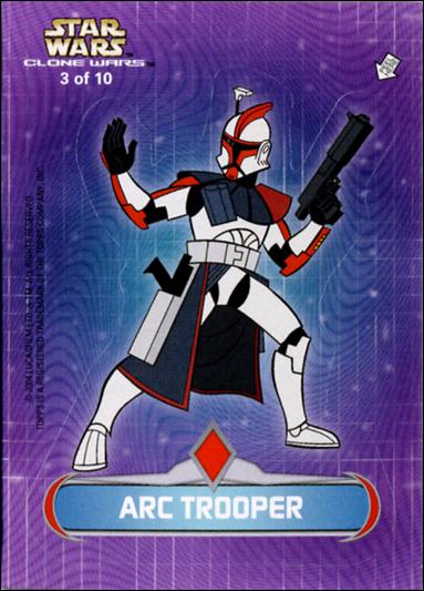 Star Wars: The Clone Wars (Die-Cut Sticker Subset) card 3 ARC Trooper
