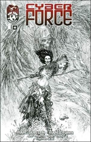 Cyberforce (2012) issue 6-D Marc Silvestri 1:10 Sketch Cover