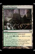 Magic the Gathering: Shadowmoor (Base Set) card 281 Wooded Bastion