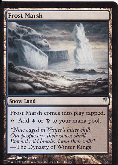 Magic the Gathering: Coldsnap (Base Set) card 146 Frost Marsh