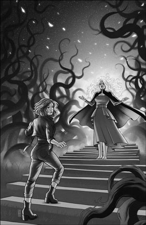 Buffy the Vampire Slayer: Willow (2020) issue 3-D Jen Bartel 1:10 Black & White Cover