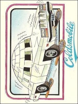Crazy Cars  (Base Set) card 4 Coldsmobile