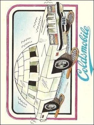 Crazy Cars  (Base Set) card 4 Coldsmobile