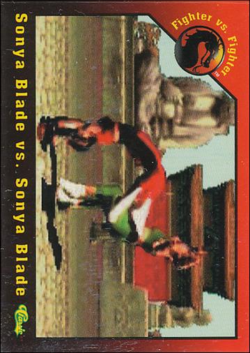 Mortal Kombat (Base Set) card 16 Sonya Blade vs. Sonya Blade