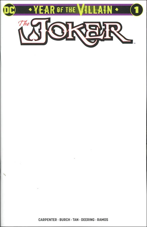 Joker: Year of the Villain issue 1-B Blank/Sketch Cover