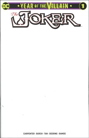 Joker: Year of the Villain issue 1-B Blank/Sketch Cover