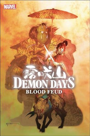 Demon Days: Blood Feud issue 1-D Bill Sienkiewicz Cover