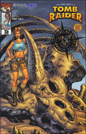 Tomb Raider: The Series issue 5-C DF Gold Foil Cover