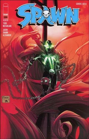 Spawn issue 286-C Todd McFarlane and Frank Martin Jr Cover