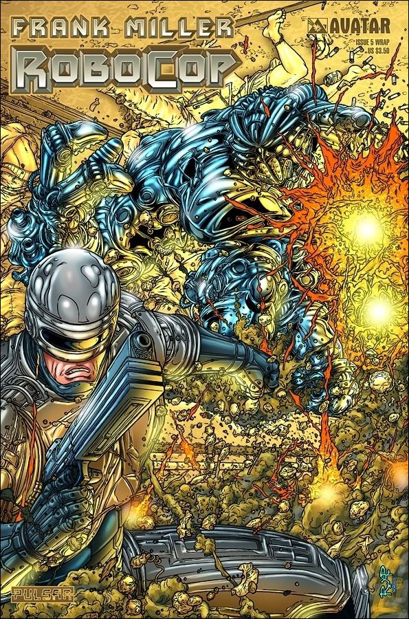 Frank Miller's Robocop issue 5-B Wraparound Cover