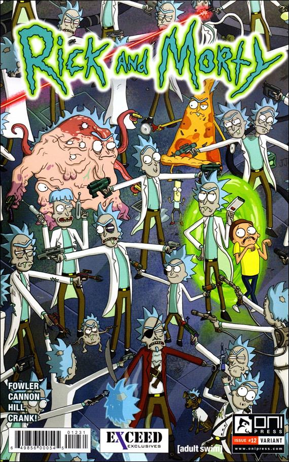 Rick and Morty (2015) issue 12-C Richard Van As Exceed Exclusive Cover