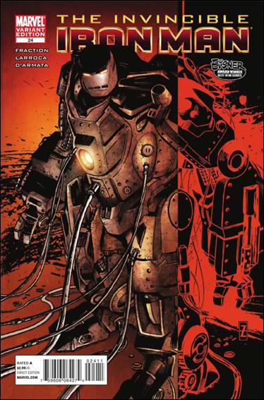 Invincible Iron Man (2008) issue 24-B Patrick Zircher Cover