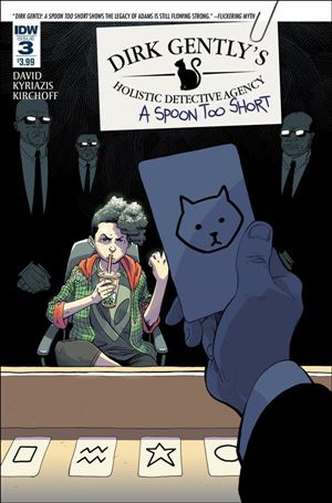 Dirk Gently's Holistic Detective Agency: A Spoon Too Short issue 3 Ilias Kyriazis Cover