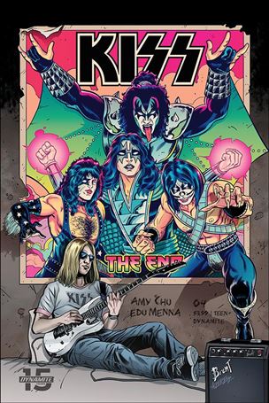 Kiss: The End issue 4-C Brent Schoonover Cover